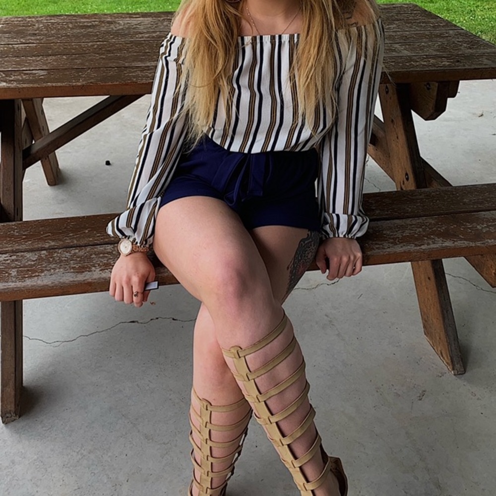 Off The Shoulder Romper